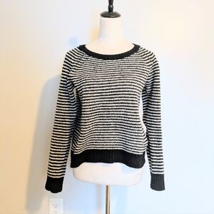 Banana Republic Striped Wool  Sweater - Medium